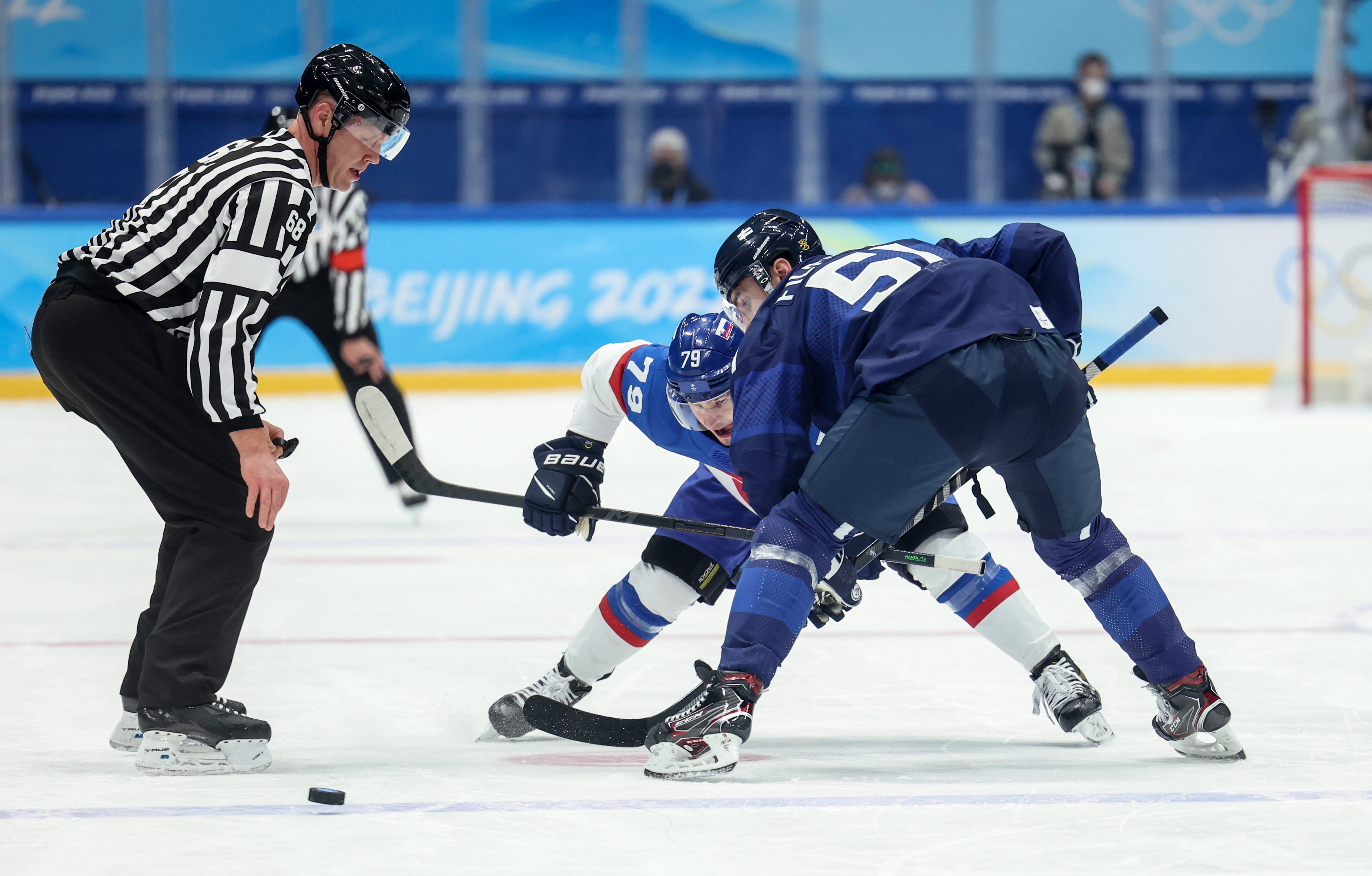 斯洛伐克队备战一场激动人心的比赛