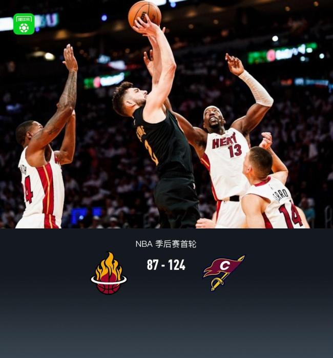 热火击败骑士，豪取十二连胜